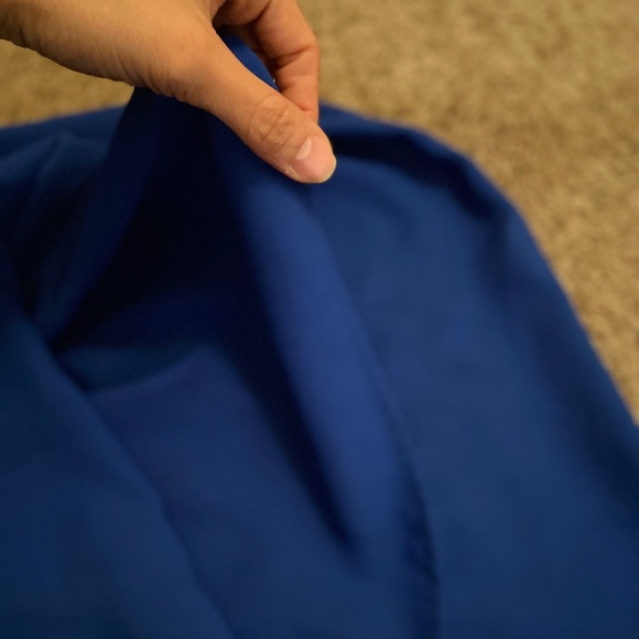 NWOT Express Criss Cross Back Blue Tank Top size XS - Picture 7 of 7